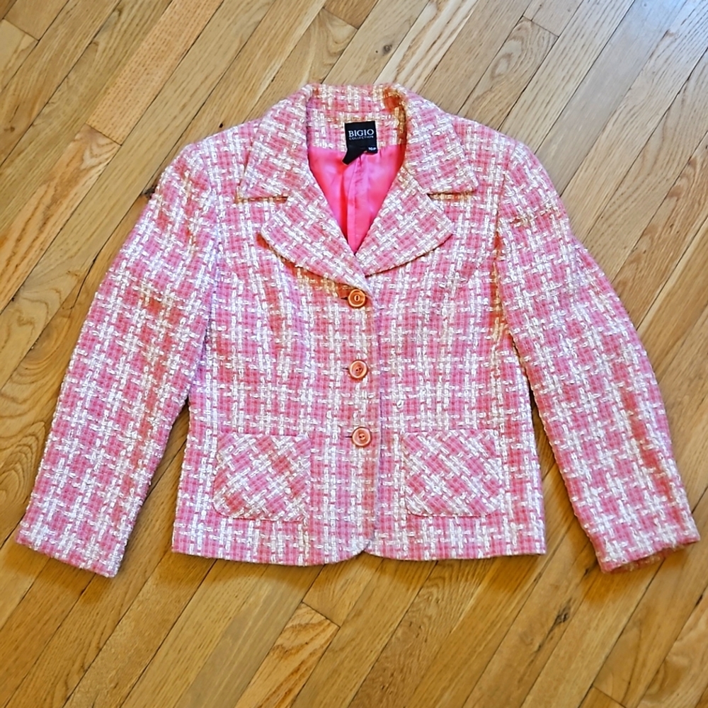 BIGIO Collection blazer jacket size 10P